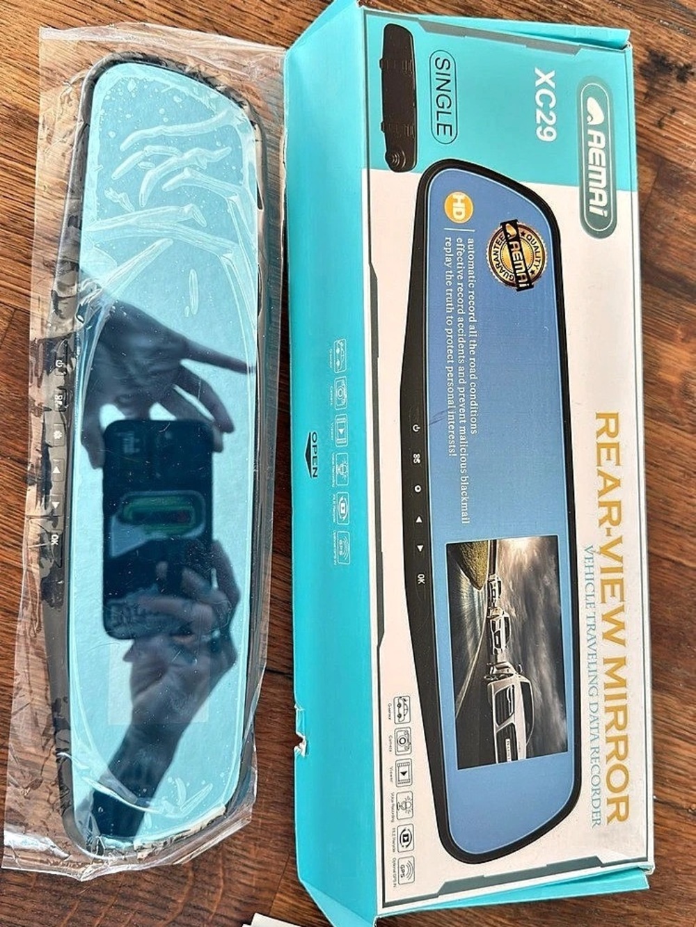 AUTO-VOX XC229 Rearview Mirror Camera In-Mirror Video